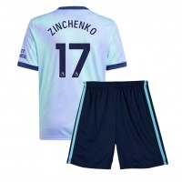 Maglie da calcio Arsenal Oleksandr Zinchenko #17 Terza Maglia Bambino 2024-25 Manica Corta (+ Pantaloni corti)